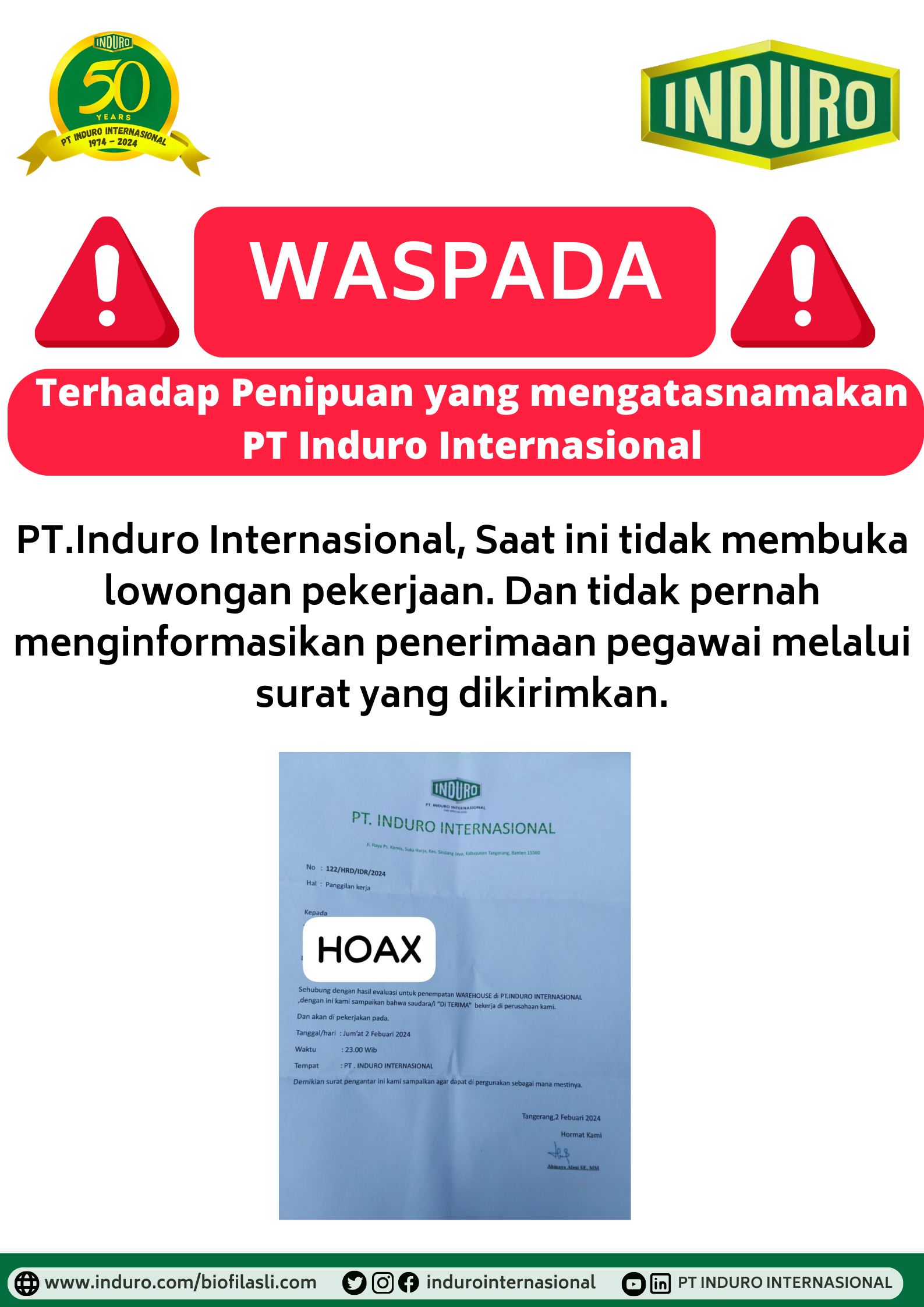 Waspada Penipuan